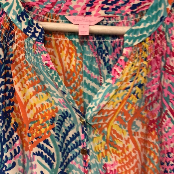 Lilly Pulitzer Elsa Silk blouse small - Picture 12 of 14